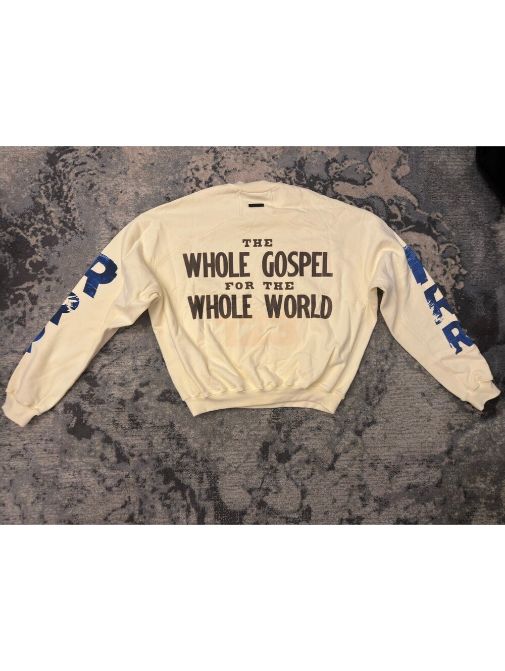 Fear Of God x RRR123 Light Of The World Crewneck Sweatshirt - Picture 2 of 4